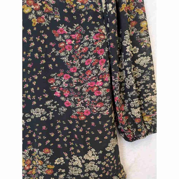 Floral Long Sleeve Dress - Picture 2 of 2